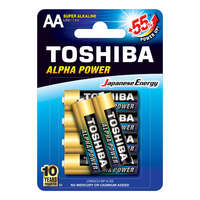 Toshiba TOSHIBA ALPHA POWER LR6 AA 1,5 V alkáli elemek buborékcsomagolás 6 darab