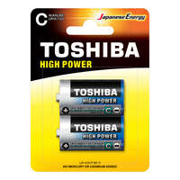 Toshiba TOSHIBA HIGH POWER LR14 1,5 V alkáli elemek 2 db-os buborékcsomagolás