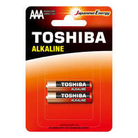 Toshiba TOSHIBA RED ALKALINE LR03 AAA 1,5 V alkáli elemek buborékcsomagolás 2db