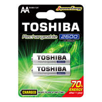 Toshiba Újratölthető akkumulátorok TOSHIBA HASZNÁLATRA KÉSZ AA 1,2V 2600MAH buborékfólia 2 db
