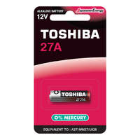 TOSHIBA TOSHIBA speciális alkáli elem 27A 12V MN27 L828 buborékfólia 1 db.