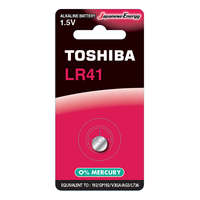 Toshiba TOSHIBA LR41 1,5 V speciális alkáli akkumulátor buborékfólia 1 db.
