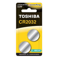 Toshiba TOSHIBA speciális akkumulátorok lítium CR 2032 3V buborékcsomagolás 2 db