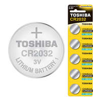 Toshiba TOSHIBA speciális akkumulátorok Lithium CR 2032 3V buborékfólia 5 db