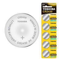 Toshiba TOSHIBA speciális akkumulátorok Lithium CR 2430 3V buborékfólia 5 db