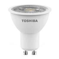 Toshiba LED halogén izzó GU10 4W = 50W 345lm 3000K meleg spotlámpa TOSHIBA