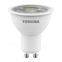 Toshiba LED halogén izzó GU10 4W = 50W 345lm 6500K hideg TOSHIBA spotlámpa