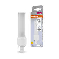 Osram LED fénycső, egyoldalas, G23, 3,5 W = 7 W, 400 lm, 4000 K, semleges, 120°, DULUX LED S EM és AC, Osram