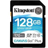 Kingston Kingston 128 GB memóriakártya, Canvas Go! Plus SDXC