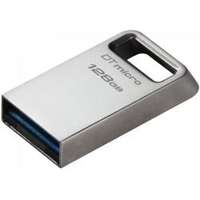 Kingston Kingston DataTraveler Micro 128GB USB 3.2 200MB/s Pendrive, Fém