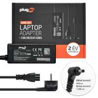 Plugon Plugon Asus laptop töltő, adapter, 19V 1.75A - 33W (notebook töltő)