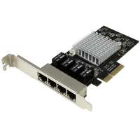 Strong StarTech.com 4-port PCI Express Gigabit Ethernet Network card - Intel chip