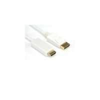 Vcom VCOM KÁBEL DISPLAYPORT 1.2V - HDMI 1.4V (APA-APA), 1.8M, FEHÉR