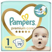 Pampers Pampers Premium Care pelenkák méret. 1 (72 pelenka) 2-5 kg