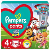 Pampers Pampers Active Baby Pants Paw Patrol pelenkák méret. 4 (72 pelenka), 9-15 kg