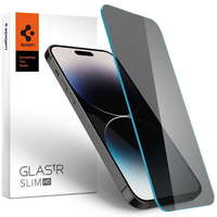 Spigen Spigen Glass tR Slim HD 1 Pack Anti Glare/Privacy Transparency Sensor Protection – iPhone 14 Pro Max, AGL05211