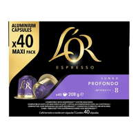 L'Or L'Or Profondo 40 db alumínium kávékapszula, Nespresso kompatibilis