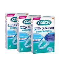 Corega Corega pro Cleanser Fogszabályozó tisztító tabletta 3 x 30 db