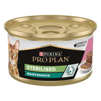 Purina Pro Plan Purina Pro Plan CAT STERILISED tonhal, lazac pástétomban 24x85 g
