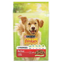 Friskies Friskies dog adult ACTIVE, felnőtt kutya, marhahús, 10 kg