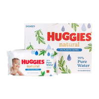 Huggies Huggies Wipes Natural Pure Water, 10 x 48db