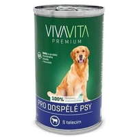 vivavita vivavita Borjúhús konzerv kutyáknak, 12 x 1240 g