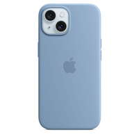 Apple Apple iPhone 15 szilikon tok MagSafe-vel - Téli kék
