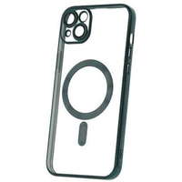 Forever Forever Szilikon TPU védőtok Mag Color Chrome iPhone 15 Plus számára (TPUAPIP15PLMCCTFOGR), zöld