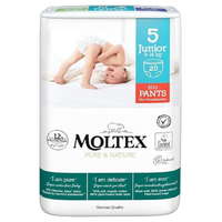 MOLTEX MOLTEX Bugyipelenka Moltex Pure & Nature Junior 9-14 kg (20 db)