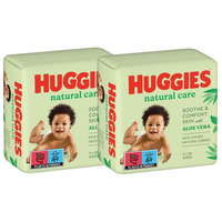 Huggies Huggies wipes PACK 2 x Natural Care Triplo 2 x 168db