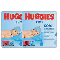 Huggies Huggies wipes PACK 2 x Pure Triplo 2 x 168db