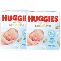 Huggies Huggies Wipes EXTRA Care, 2 x 168db
