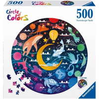 Ravensburger Ravensburger Kerek kirakós Kör színek: Álmok, 500 darab