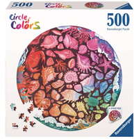 Ravensburger Ravensburger Kerek kirakós Kör színek: Kagylóhéj 500 darab