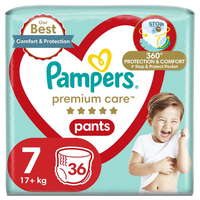 Pampers Pampers Premium Care pelenkák méret. 7, 36 db, 17kg+