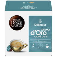 Dallmayr Dallmayr CREMA d‘Oro CAFFE LATTE by NESCAFÉ Dolce Gusto - 16 kávékapszula