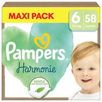 Pampers Pampers Harmonie Baby mérete. 6, 58 db, 13kg+