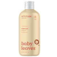 Attitude Attitude Baby leaves gyerek habfürdő, körtelé illattal, 473 ml