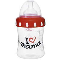 Bibi Bibi Cumisüveg - I Love mama, Piros, 250 ml