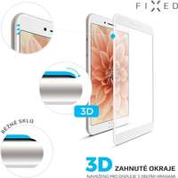 FIXED FIXED 3D Full-Cover védő kemény üveg Apple iPhone 7/8, fehér FIXG3D-100-033WH