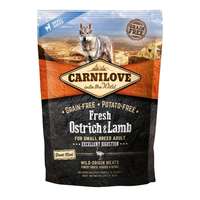 Carnilove Carnilove Dog Fresh Ostrich & Lamb for small breed 1,5kg