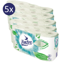 LINTEO LINTEO WC-papír zöld 5 x 8 tekercs 3 rétegű