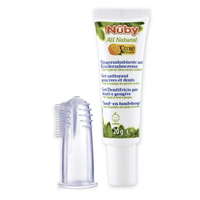 Nuby Nuby Gyerek fogrém All Natural 20g + ujjra húzható fogkefe, 4m+