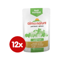 Almo Nature Almo Nature Functional WET Anti-Hairball - csirke 12 x 70 g