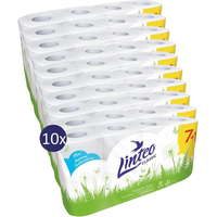 LINTEO LINTEO Toalettpapír CLASSIC 10 x 7 + 1 ingyenes, 8 db, fehér 2 rétegű