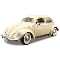 BBurago BBurago 1:18 Volkswagen Beetle 1955, krém színű