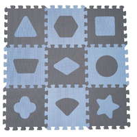 BabyDan BabyDan Geometriai alakzatok puzzle játszó alátét, blue 90x90 cm