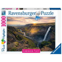 Ravensburger Ravensburger Puzzle 167388 Skandinávia Haifoss vízesés, Izland 1000 darabos
