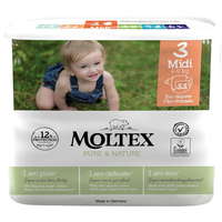 MOLTEX MOLTEX Pelenka Pure & Nature Midi 4-9 kg - gazdaságos csomagolás (4 x 33 db)