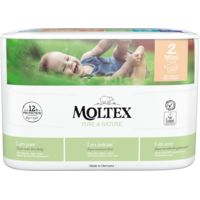 MOLTEX MOLTEX Pelenka Pure & Nature Mini 3-6 kg - gazdaságos csomagolás (4 x 38 db)